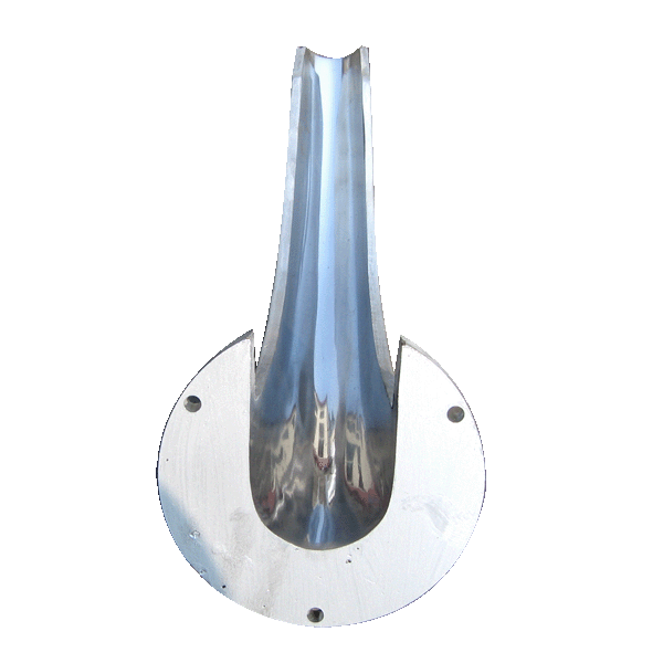 Polishing material dipper